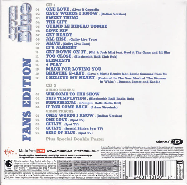 Blue (5) - 4Ever Blue (Fans Edition) (CD, Comp, Copy Prot. + CD, Comp, Enh + Box) - Image 2