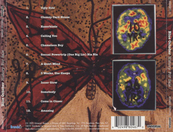 Blue October - History For Sale (CD, Album) - Image 3