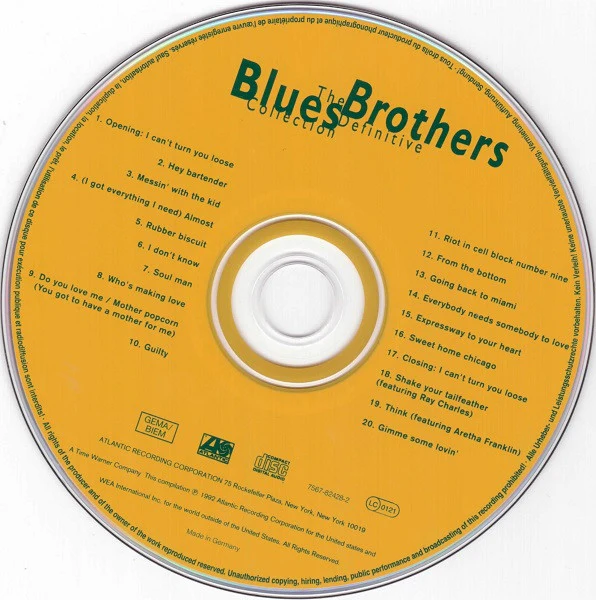 Blues Brothers* - The Definitive Collection (CD, Comp, RE) - Image 3