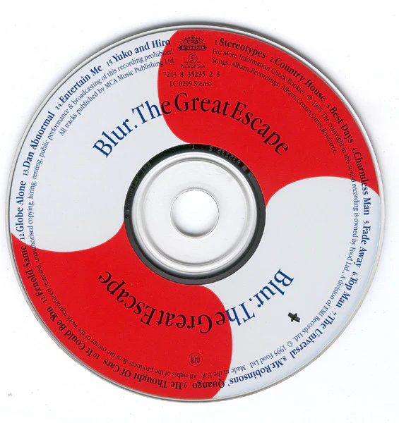 Blur - The Great Escape (CD, Album) - Image 3