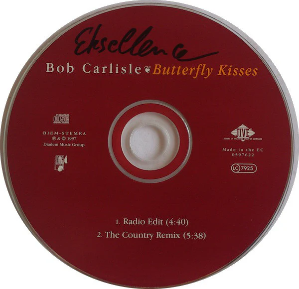 Bob Carlisle (2) - Butterfly Kisses (CD, Single) - Image 5