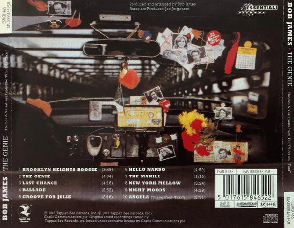 Bob James - The Genie: Themes & Variations From The TV Series "Taxi" (CD, Album, RE) - Image 2