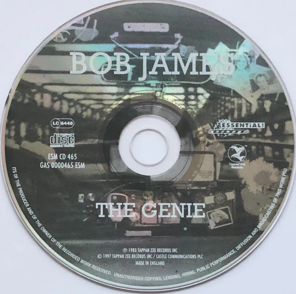Bob James - The Genie: Themes & Variations From The TV Series "Taxi" (CD, Album, RE) - Image 3