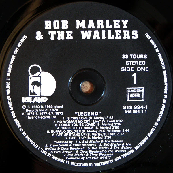 Bob Marley & The Wailers - Legend - The Best Of Bob Marley And The Wailers (LP, Comp, Gat) - Image 4