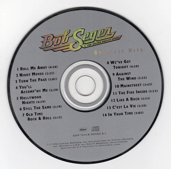 Bob Seger And The Silver Bullet Band - Greatest Hits (CD, Comp, RE, Cin) - Image 3