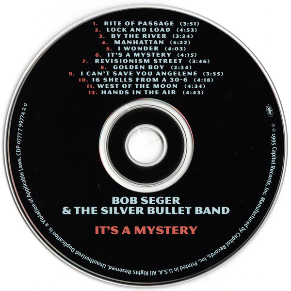 Bob Seger & The Silver Bullet Band* - It's A Mystery (CD, Album, DAD) - Image 3