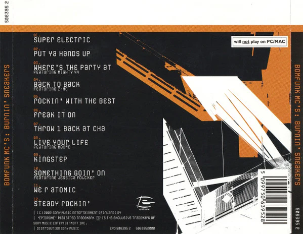 Bomfunk MC's - Burnin' Sneakers (CD, Album, Copy Prot.) - Image 4