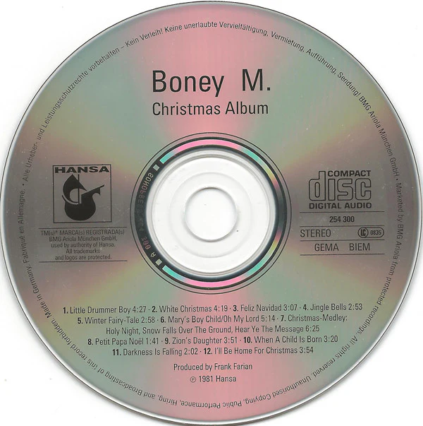Boney M. - Christmas Album (CD, Album, RE) - Image 4
