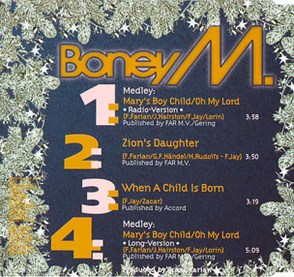 Boney M. - Christmas Mega Mix (CD, Maxi) - Image 2