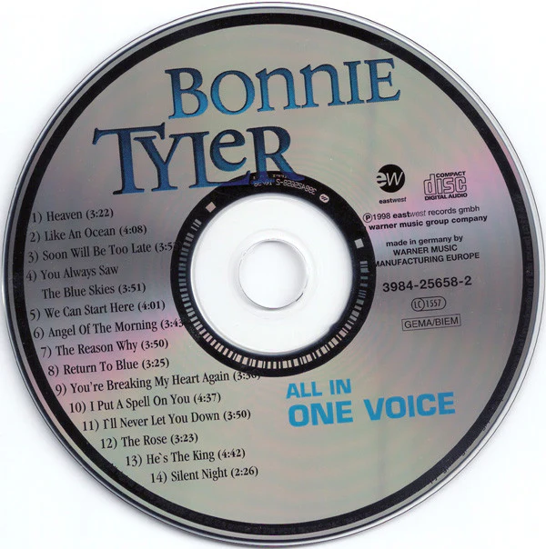 Bonnie Tyler - All In One Voice (CD, Album) - Image 3