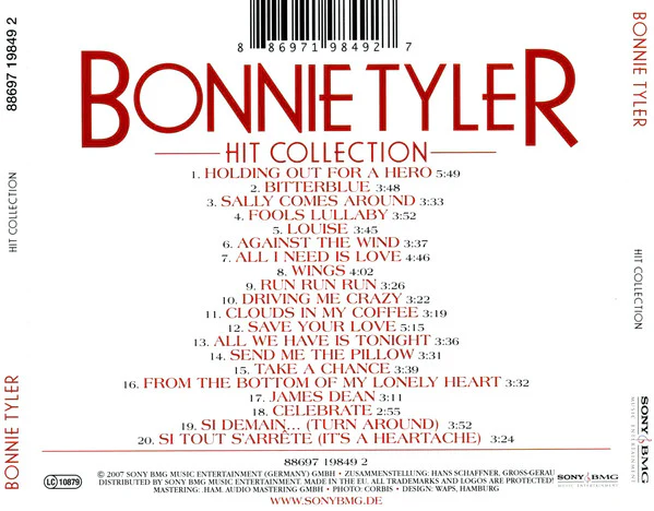 Bonnie Tyler - Hit Collection (CD, Comp) - Image 2