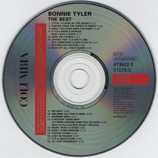 Bonnie Tyler - The Best (CD, Comp) - Image 3