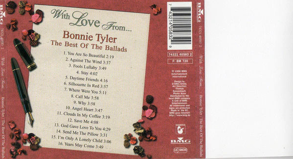 Bonnie Tyler - With Love From... The Best Of The Ballads (CD, Comp) - Image 4