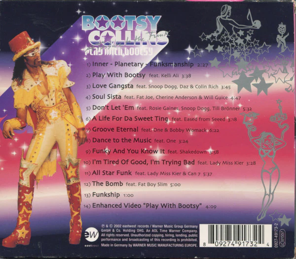 Bootsy Collins - Play With Bootsy - A Tribute To The Funk (CD, Album, Enh) - Image 2