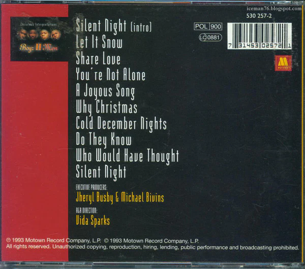 Boyz II Men - Christmas Interpretations (CD, Album) - Image 2