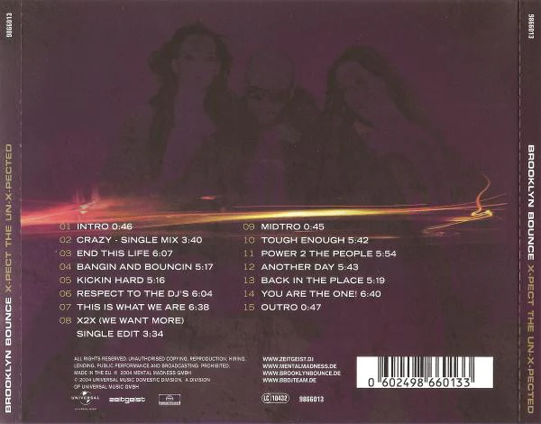 Brooklyn Bounce - X-Pect The Un-X-Pected (CD, Album) - Image 2