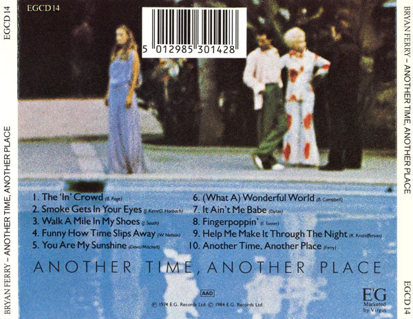 Bryan Ferry - Another Time, Another Place (CD, Album, RE, DAD) - Image 2