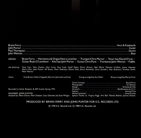 Bryan Ferry - Another Time, Another Place (CD, Album, RE, DAD) - Image 4