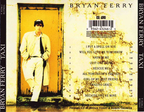 Bryan Ferry - Taxi (CD, Album, ARC) - Image 2