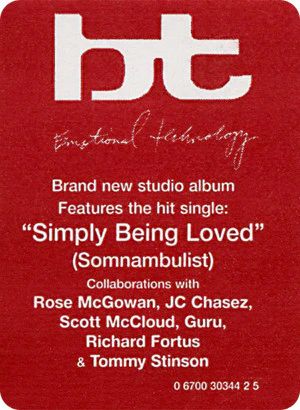 BT - Emotional Technology (CD, Album) - Image 4