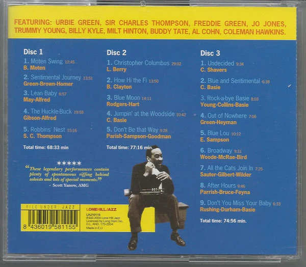 Buck Clayton - Complete Legendary Jam Sessions Master Takes (3xCD, Comp) - Image 2
