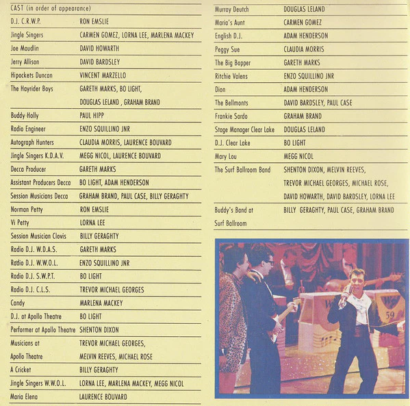 "Buddy" Original London Cast - Buddy: The Buddy Holly Story (Original London Cast Recording) (CD, Album) - Image 4