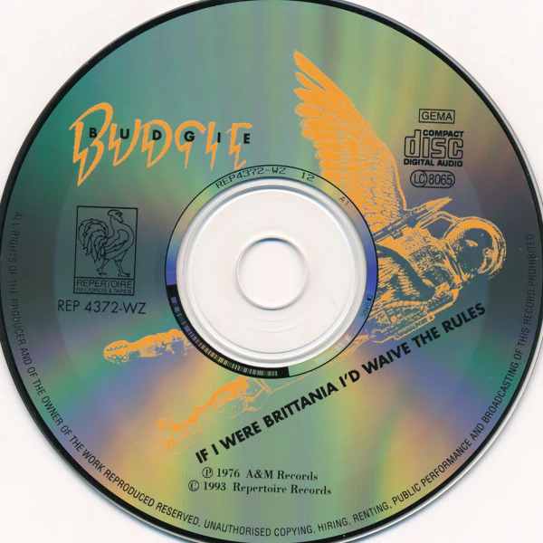 Budgie - If I Were Brittania I'd Waive The Rules (CD, Album, RE, RP) - Image 4