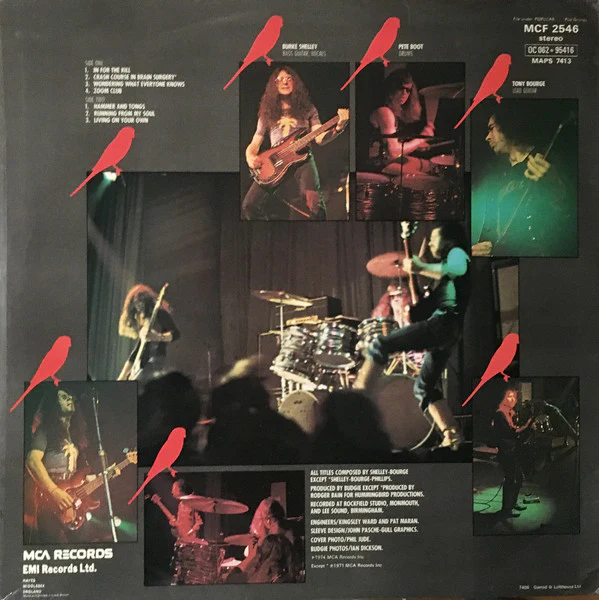 Budgie - In For The Kill! (LP, Album) - Image 2