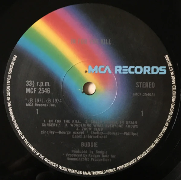 Budgie - In For The Kill! (LP, Album) - Image 3