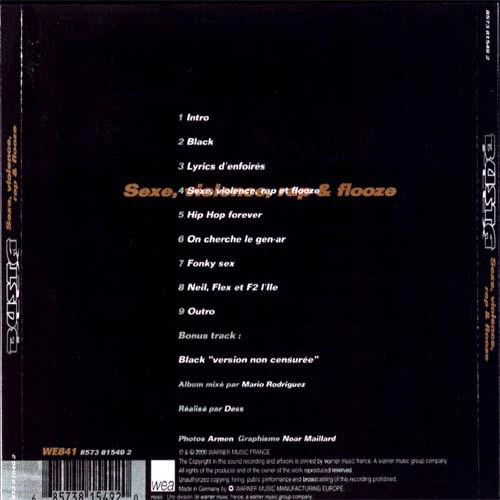 Busta Flex - Sexe, Violence, Rap & Flooze (CD, Album) - Image 2