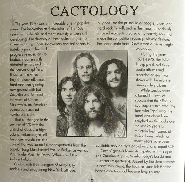 Cactus (3) - Cactology: The Cactus Collection (CD, Comp, RM, RP) - Image 5