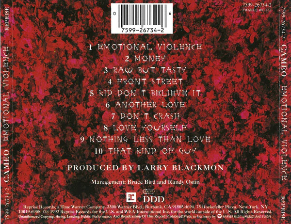 Cameo - Emotional Violence (CD, Album) - Image 2