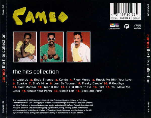 Cameo - The Hits Collection (CD, Comp) - Image 2
