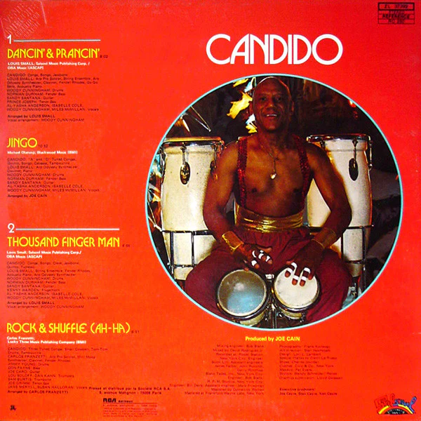 Candido - Dancin' & Prancin' (LP, Album) - Image 2