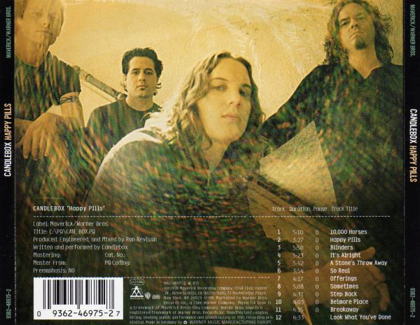 Candlebox - Happy Pills (CD, Album) - Image 2