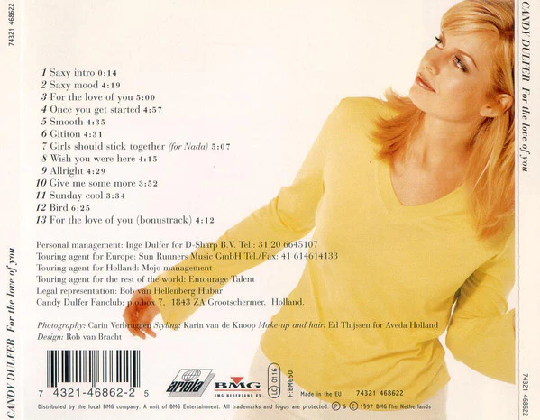 Candy Dulfer - For The Love Of You (CD, Album) - Image 2