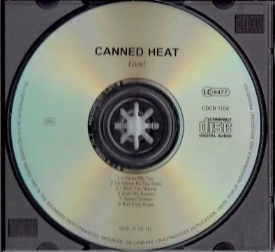 Canned Heat - Live! (CD, Album) - Image 3