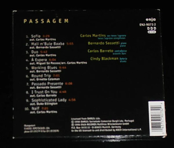 Carlos Martins Quarteto - Passagem (CD, Album) - Image 2