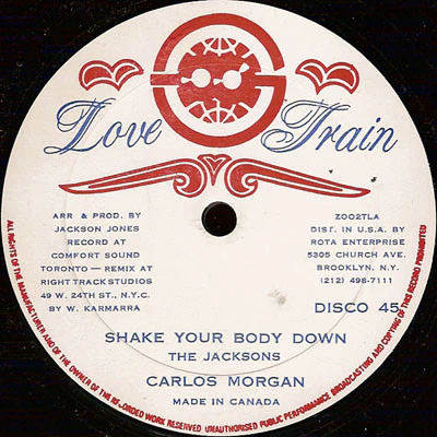 Carlos Morgan - Shake Your Body Down (12") - Image 2