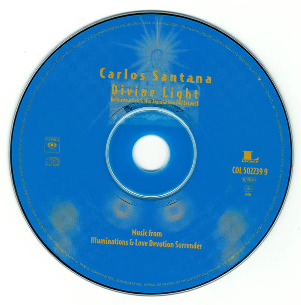 Carlos Santana - Divine Light (CD, Album, Dig) - Image 3