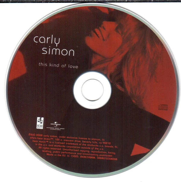 Carly Simon - This Kind Of Love  (CD, Album) - Image 4