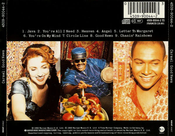 Carmel (2) - Good News (CD, Album) - Image 2