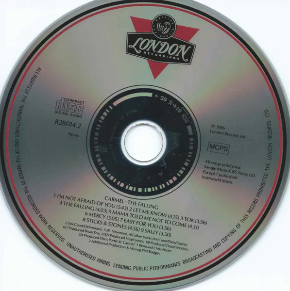 Carmel - The Falling (CD, Album, RE) - Image 2
