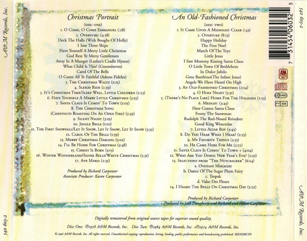 Carpenters - Christmas Collection (2xCD, Comp, RM) - Image 2