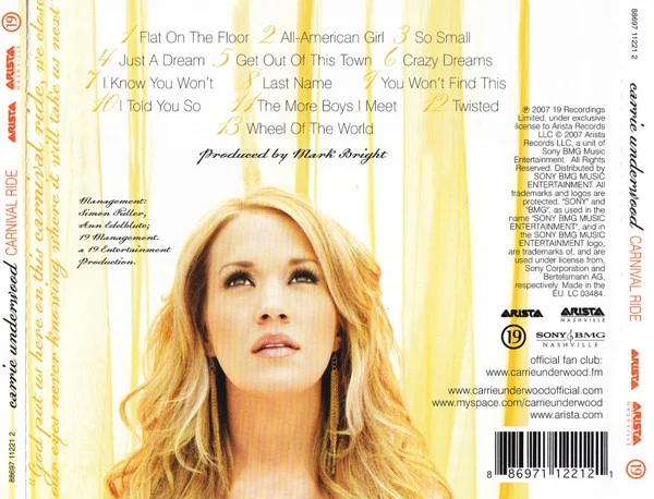 Carrie Underwood - Carnival Ride (CD, Album) - Image 2