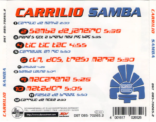 Carrilio - Samba (CD, Album) - Image 5