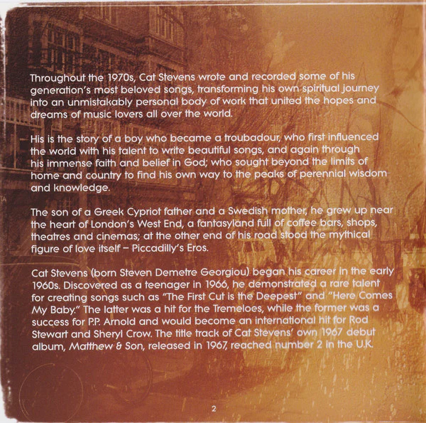 Cat Stevens - Gold (2xCD, Comp, RM) - Image 4