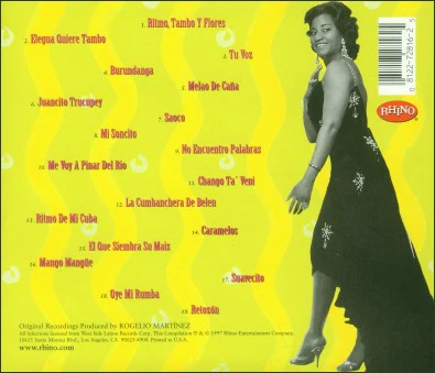 Celia Cruz Con La Sonora Matancera - 100% Azucar! The Best Of Celia Cruz Con La Sonora Matancera (CD, Comp) - Image 2
