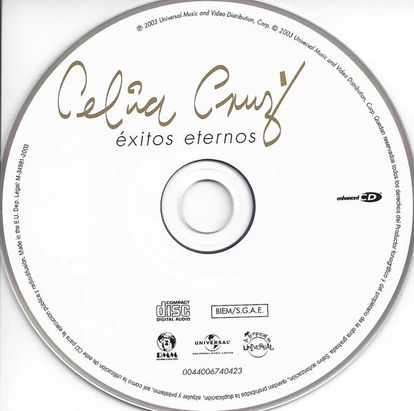 Celia Cruz - Éxitos Eternos (CD, Comp, Enh) - Image 4