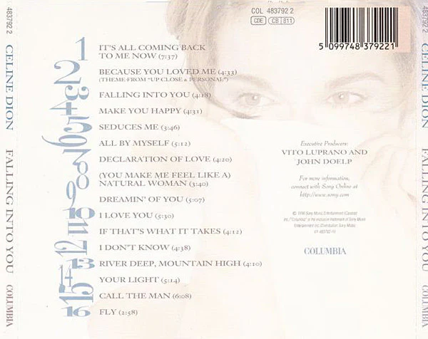 Celine Dion* - Falling Into You (CD, Album) - Image 2